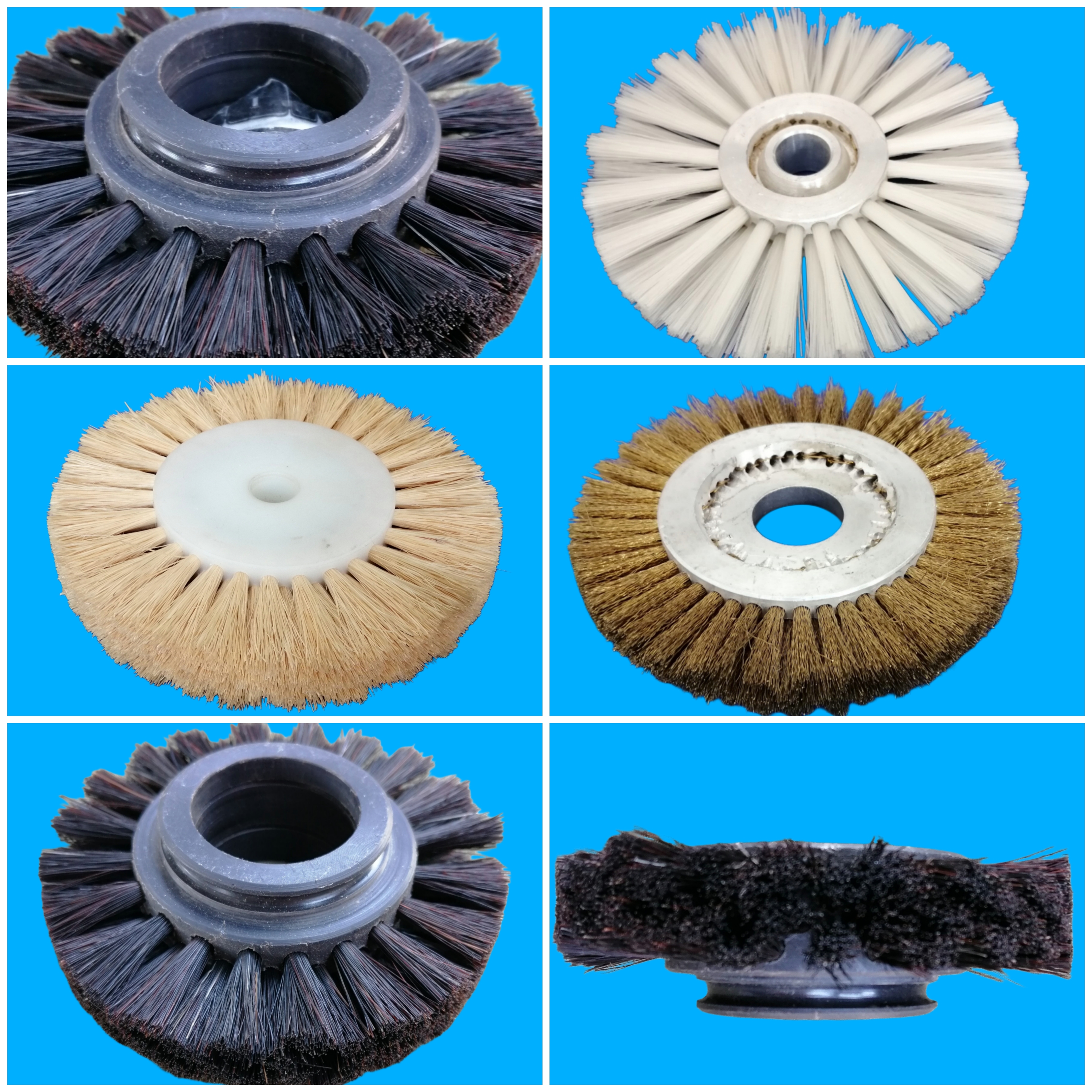 Carda industrial metálica para desbaste y pulido, producto de Cepillos El Cisne.